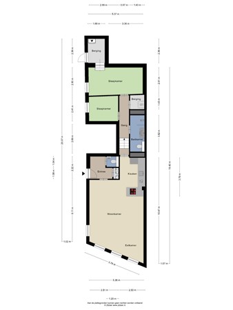 Floorplan - Oude Haven 19, 3751 AK Bunschoten-Spakenburg